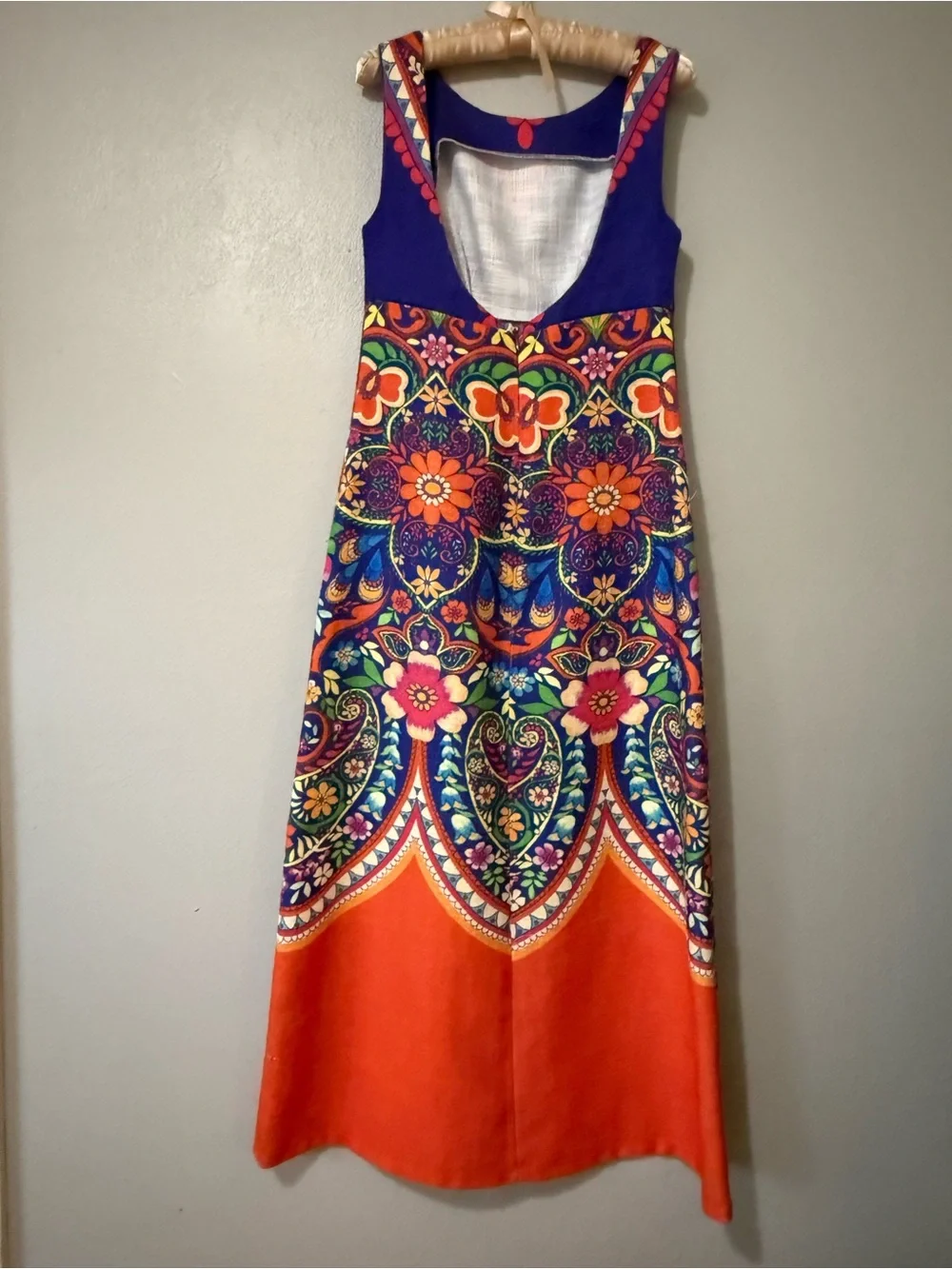 Farm Rio Vibrant Floral Tapestry Sleeveless Maxi Dress - Picture 2 of 11